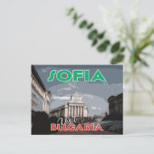 Sofia, bezoek Bulgarije... Briefkaart (Staand voorkant)