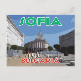 Sofia, bezoek Bulgarije Briefkaart