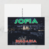 Sofia, bezoek Bulgarije... Briefkaart (Voorkant / Achterkant)