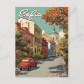  Sofia | Bulgaarse hoofdstad reizen Briefkaart (Voorkant)