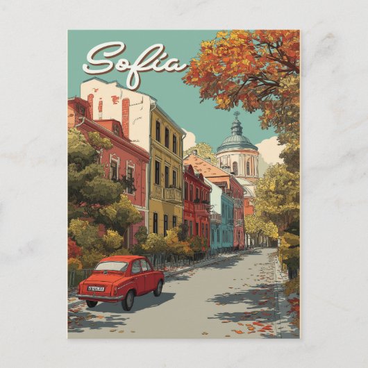  Sofia | Bulgaarse hoofdstad reizen Briefkaart (Voorkant)