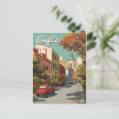  Sofia | Bulgaarse hoofdstad reizen Briefkaart (Staand voorkant)