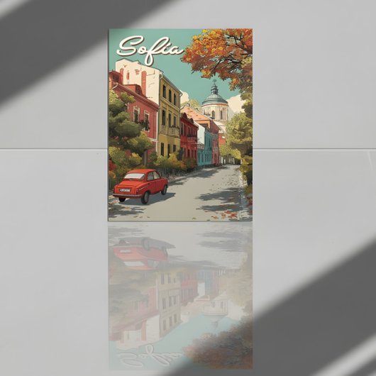  Sofia | Bulgaarse hoofdstad reizen Briefkaart