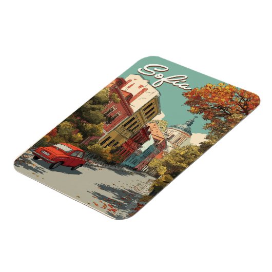 Sofia | Bulgaarse hoofdstad reizen Magneet (Linkerzijde)