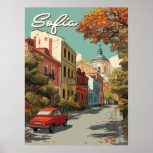  Sofia   Bulgaarse hoofdstad reizen Poster