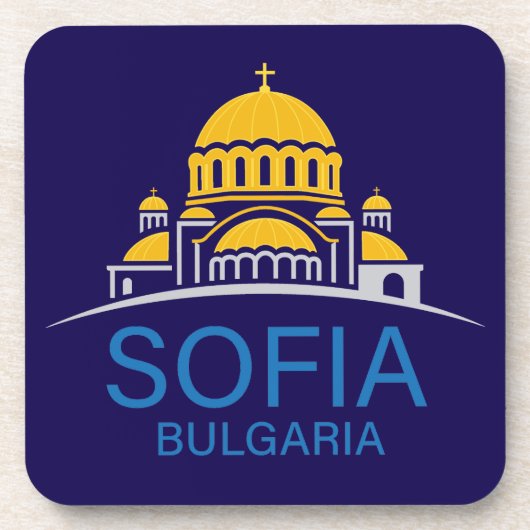 Sofia Bulgaria European Union Bier Onderzetter (Voorkant)