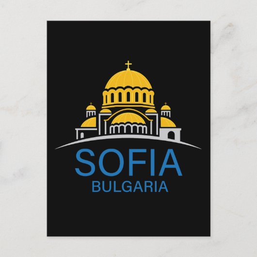 Sofia Bulgaria European Union Briefkaart (Voorkant)