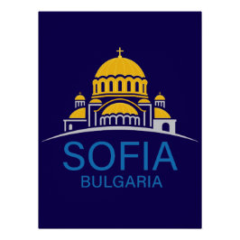 Sofia Bulgaria European Union Perfect Poster