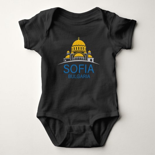 Sofia Bulgaria European Union Romper (Voorkant)