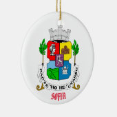 Sofia Bulgaria Kerstversiering Keramisch Ornament (Rechts)