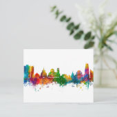 Sofia Bulgaria Skyline Briefkaart (Staand voorkant)
