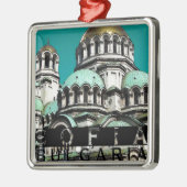 Sofia Bulgaria Souvenir Metalen Ornament (Links)