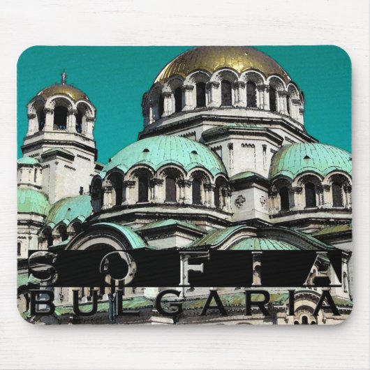 Sofia Bulgaria Souvenir Muismat (Voorkant)