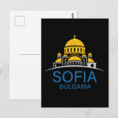 Sofia Bulgarije Europese Unie Briefkaart (Voorkant / Achterkant)