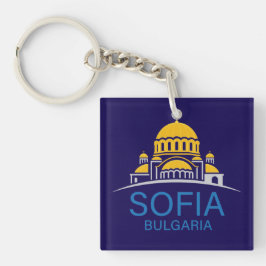 Sofia Bulgarije Europese Unie Sleutelhanger