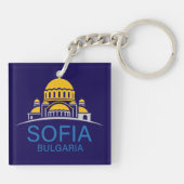 Sofia Bulgarije Europese Unie Sleutelhanger (Achterkant)