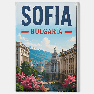 🧲 Sofia Bulgarije Kathedraal Reis Souvenir Herinn Magneet