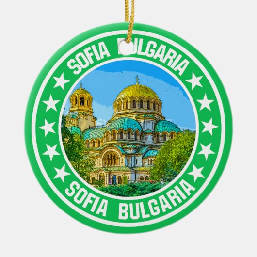 Sofia Bulgarije Keramisch Ornament (Voorkant)