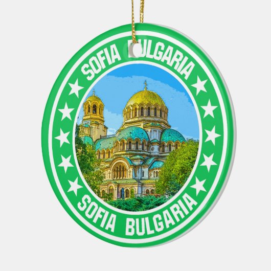 Sofia Bulgarije Keramisch Ornament (Links)