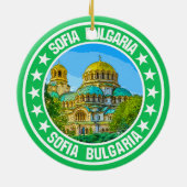 Sofia Bulgarije Keramisch Ornament (Achterkant)