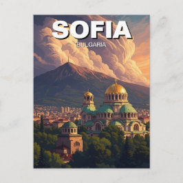 Sofia Bulgarije Reizen Briefkaart