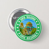 Sofia Bulgarije Ronde Button 5,7 Cm (Voorkant /achterkant)