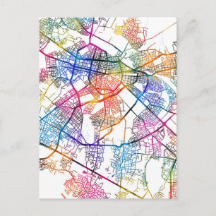 Sofia Bulgarije Stadsplattegrond Briefkaart
