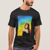 Sofia Carson Rainbow Quote T-shirt (Voorkant)
