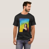 Sofia Carson Rainbow Quote T-shirt (Voorkant volledig)