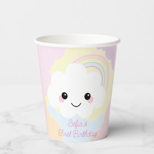 Sofia Cloud Papieren Bekers (Achterkant)