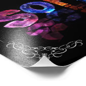 Sofia - de naam Sofia in 3D-lichten (foto) Foto Afdruk (Hoek)