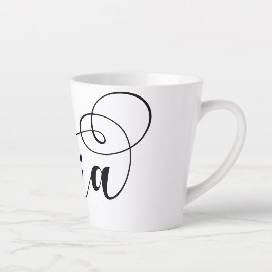 Sofia Flag, I Heart Sofia, Bulgarije Latte Mok (Rechts)