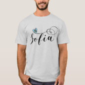 Sofia Flag, I Heart Sofia, Bulgarije T-shirt (Voorkant)