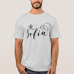 Sofia Flag, I Heart Sofia, Bulgarije T-shirt