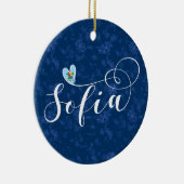 Sofia Flag in Heart, Bulgarije Keramisch Ornament (Rechts)