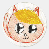 Sofia H: Ronde Sticker (Voorkant)