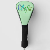 Sofia Haar Naam In Kleur, Golfheadcover (Voorkant)