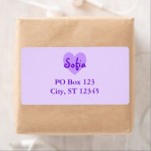 Sofia in Paars Etiket (Insitu)