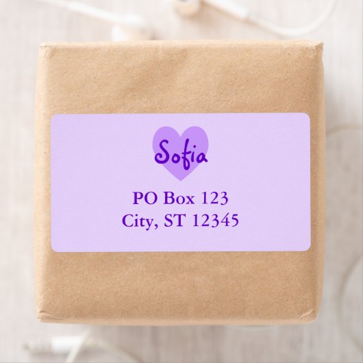 Sofia in Paars Etiket (Insitu)