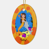 Sofia Oranje Mermaid Ornament (Links)
