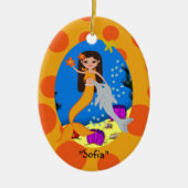 Sofia Oranje Mermaid Ornament (Voorkant)
