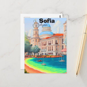 Sofia Reisposter Sofia Poster Wandschilderij Bulga Briefkaart