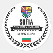 Sofia Ronde Sticker (Voorkant)