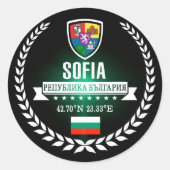Sofia Ronde Sticker (Voorkant)