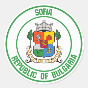 Sofia Round Emblem Ronde Sticker