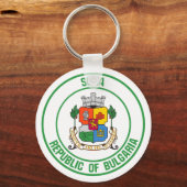 Sofia Round Emblem Sleutelhanger (Voorkant)