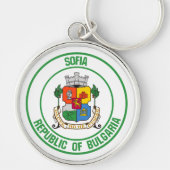 Sofia Round Emblem Sleutelhanger (Voorkant)