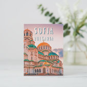 Sofia (stad) briefkaart (Staand voorkant)