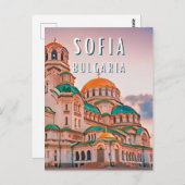 Sofia (stad) briefkaart (Voorkant / Achterkant)