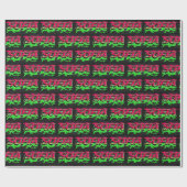 Sofia Vorname Name Graffiti red green Cadeaupapier (Vlak)